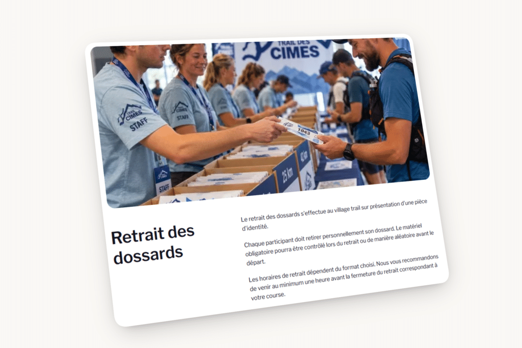 Gérer sa rubrique Infos pratiques sur drevo