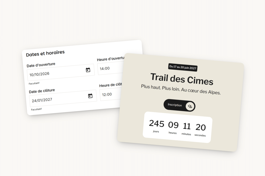 Gérer la temporalité de votre évènement trail