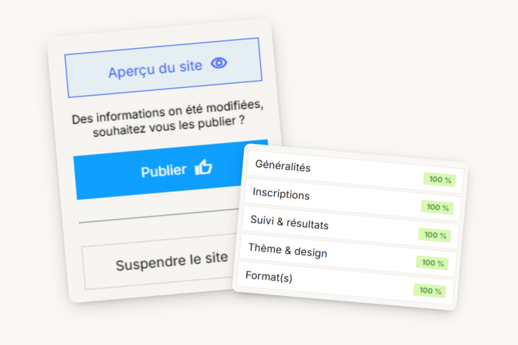 Publier un site de trail avec drevo
